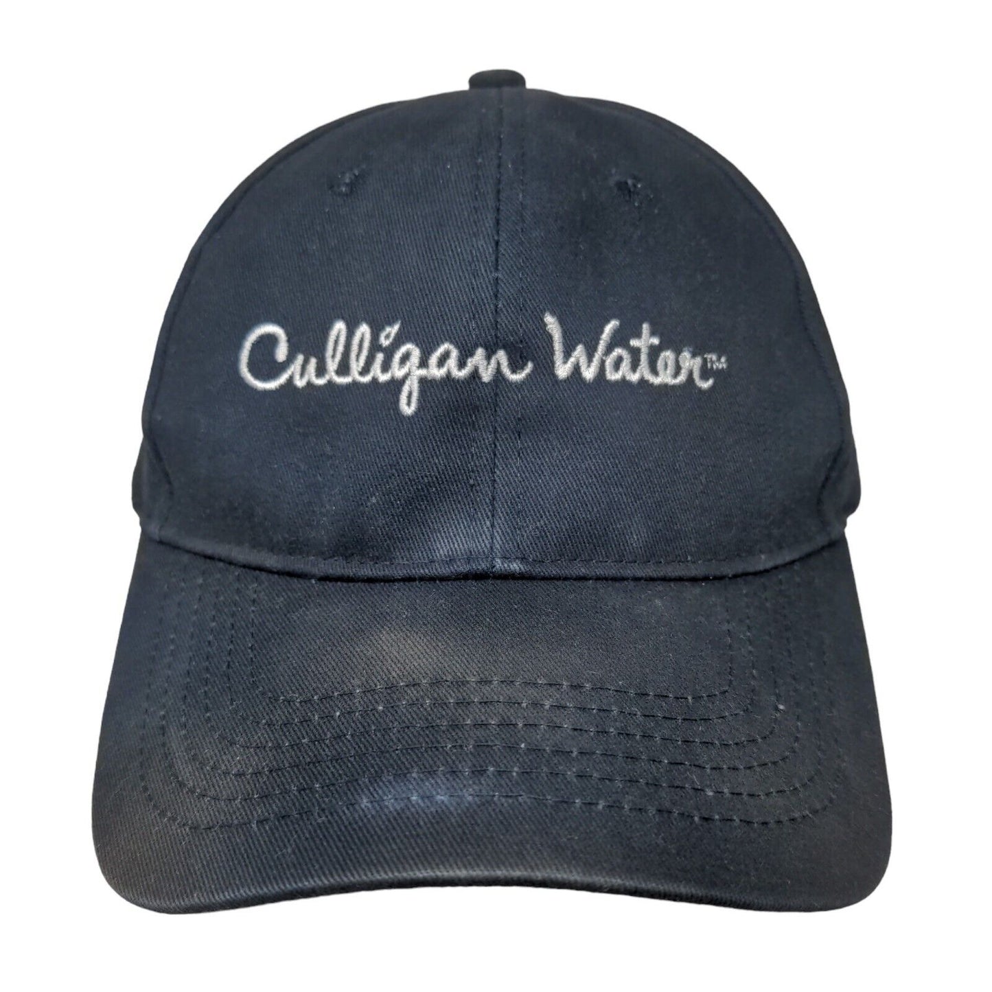 Pacific Headwear Men's Strapback Hat Blue Adjustable Embroidered Culligan Water