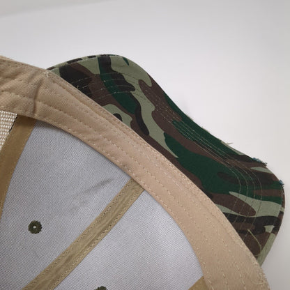 Boise ID Snapback Trucker Hat Camouflage One Size Mesh Back Adjustable