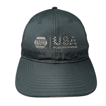NAPA USA We Believe In Heroes Strapback Hat Green One Size Embroidered