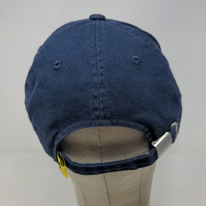 Top of the World Men's Slideback Hat Blue Adjustable Embroidered Michigan Logo