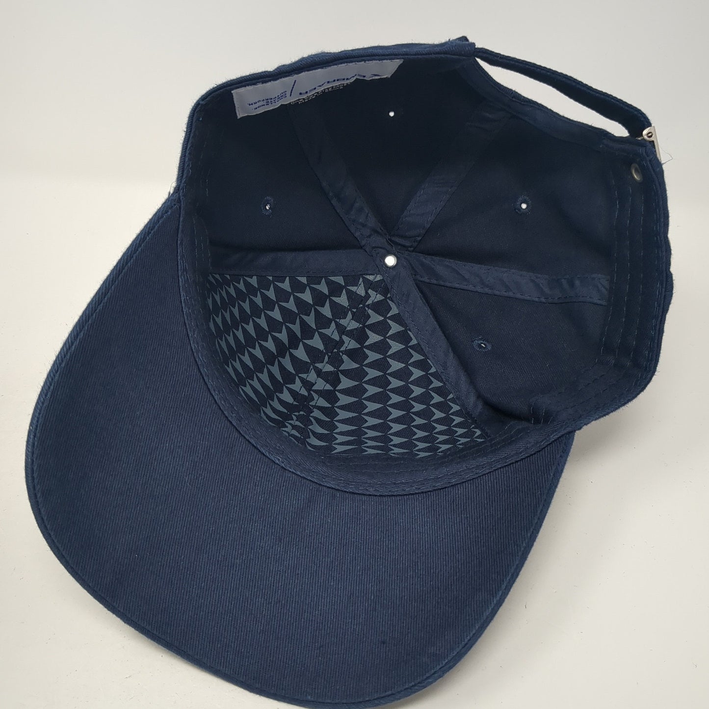 Embraer Slideback Hat Blue One Size Adjustable Embroidered Logo 6 Panel
