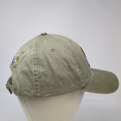 Fahrenheit Baseball Cap Green One Size Squam Lake Beer Mug Strapback hat Logo NH