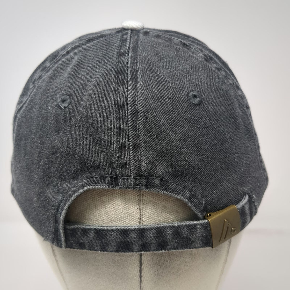 Ahead Baseball Cap Gray One Size Lake Tahoe Side Zipper Pocket Hat Slideback