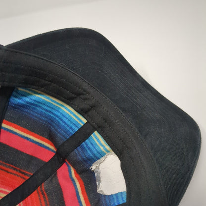 Hooey Snapback Trucker Hat Black One Size Adjustable Embroidered Mesh Back