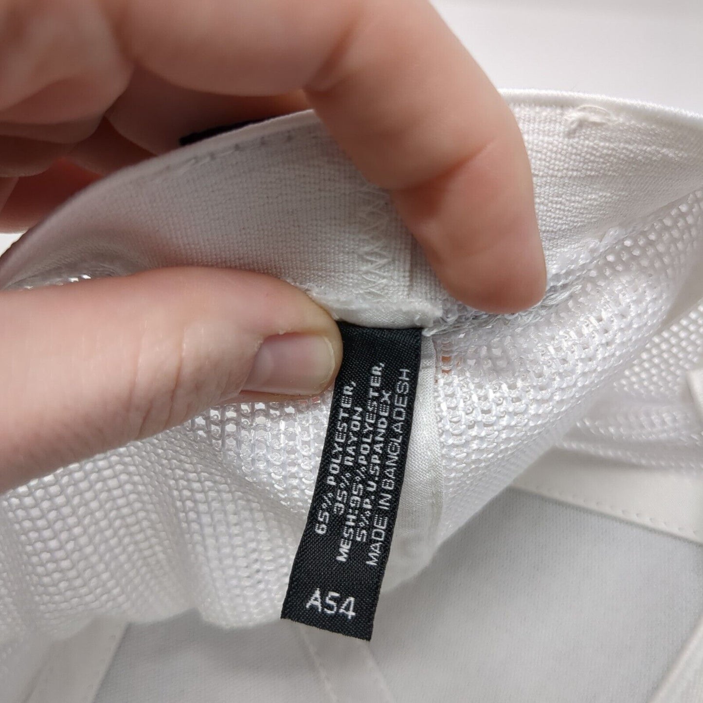 RM Mechanical Fitted Mesh Back Trucker Hat Black S-M Flexfit Colorblock