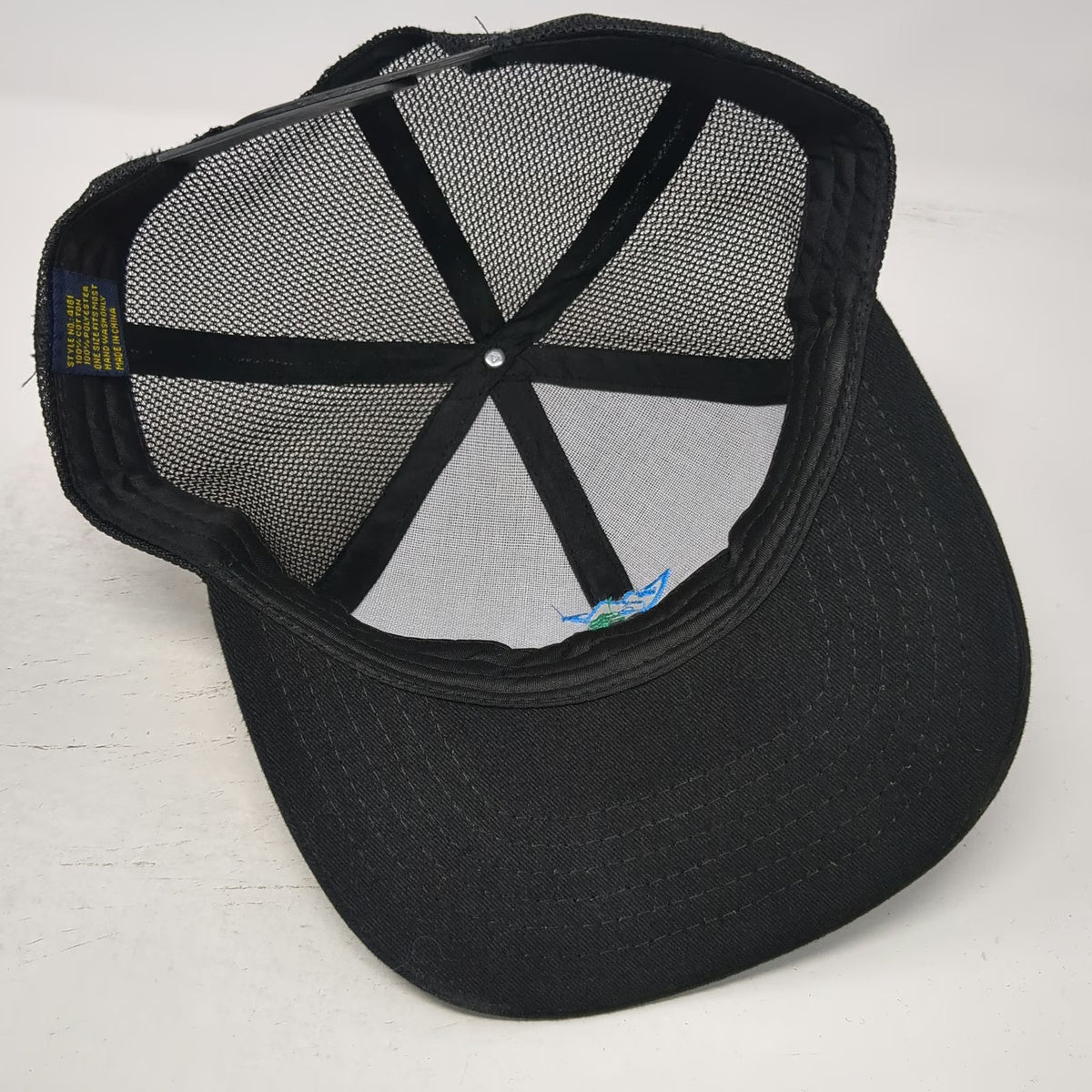 Westmark Credit Union Trucker Hat Black White Blue One Size Mesh Back Snapback