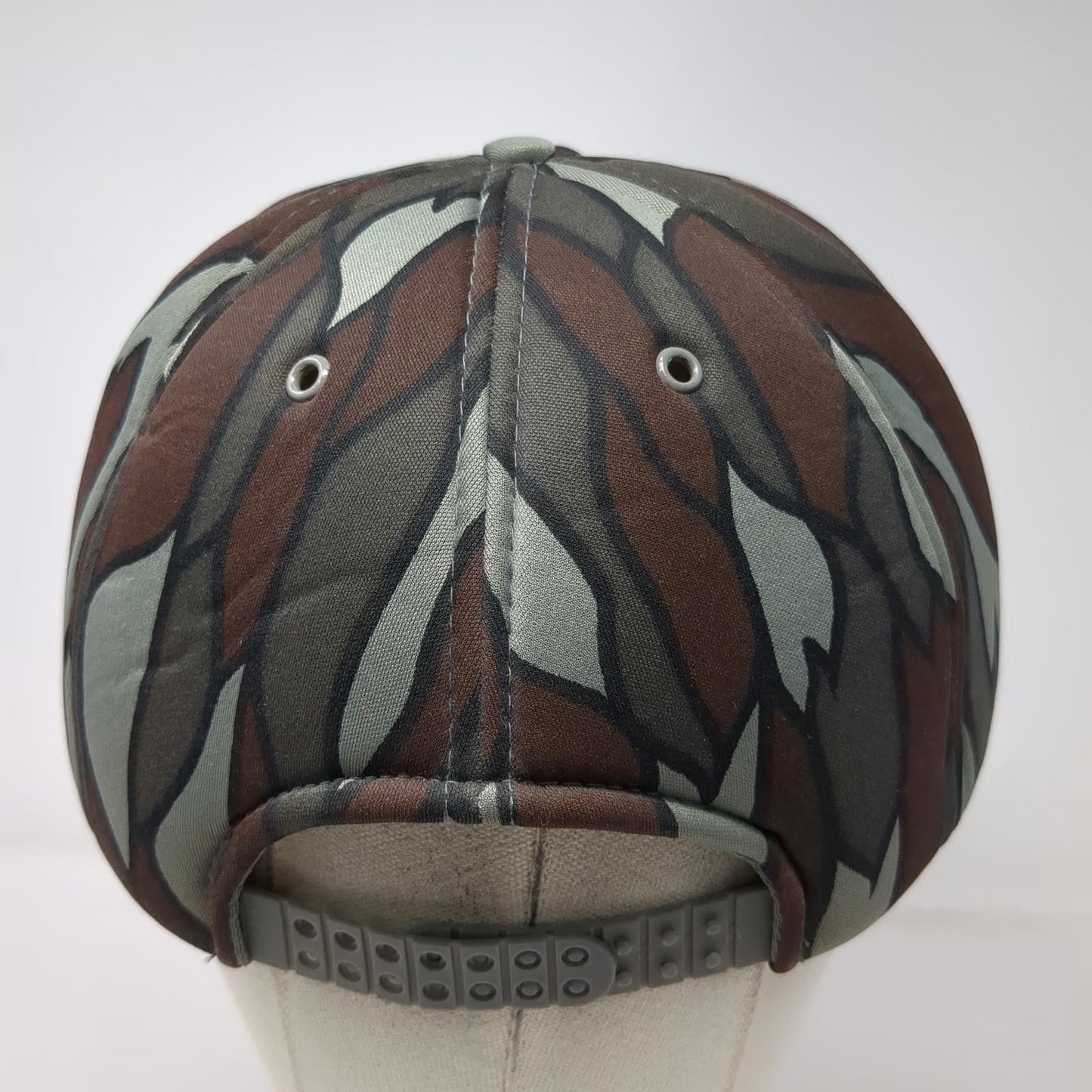 San Sun 5 Panel Green Camo Snapback Hat AT&T Call Before You Dig Rope Vintage