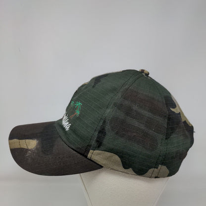 Rep. Dominicana Strapback Hat Camouflage One Size Embroidered 6 Panel