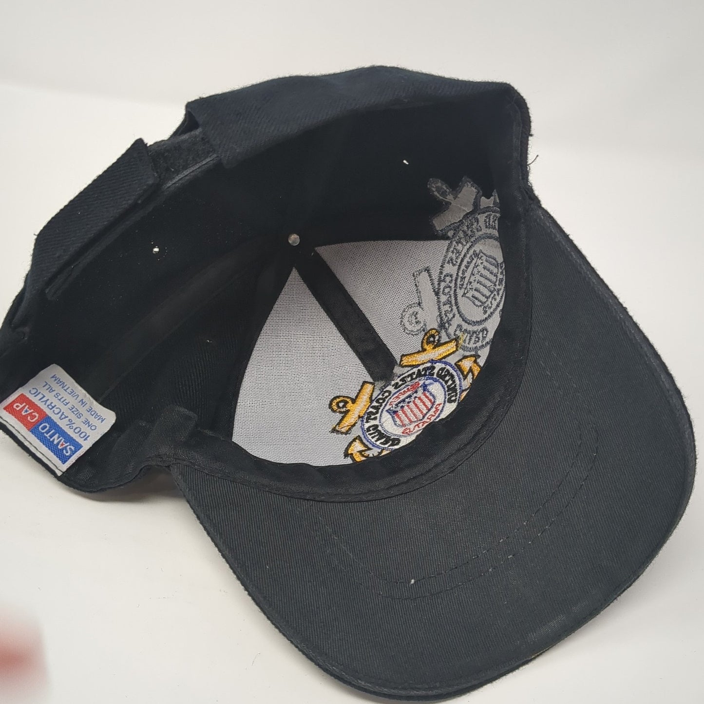 United States Coast Guard 1790 Semper Paratus Baseball Cap Black OS Santo Cap