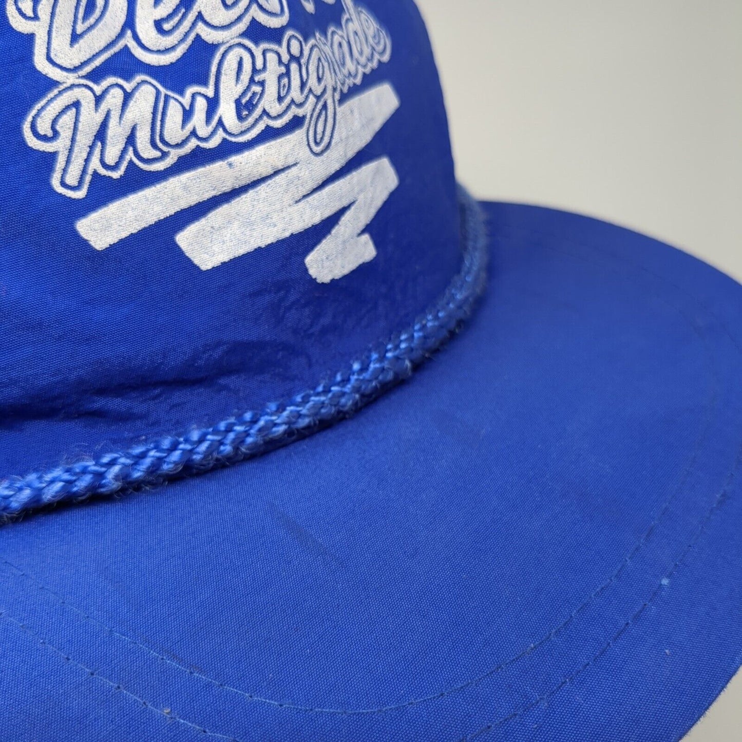 Delo 400 Multigrade Snapback Hat Blue One Size Adjustable Lightweight Rope
