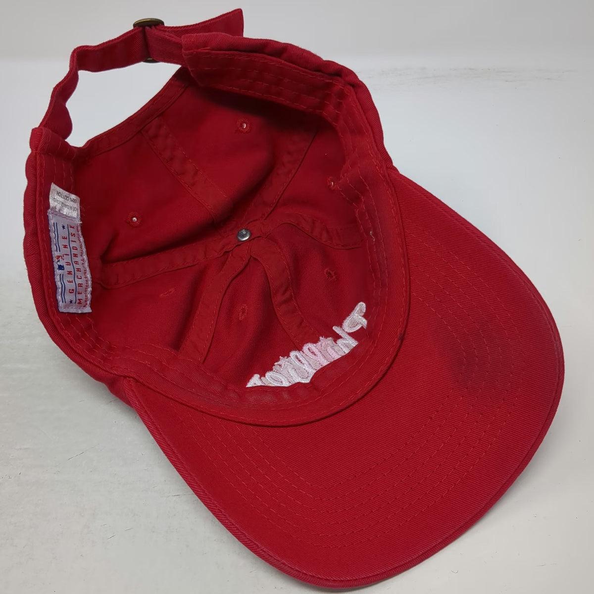 Genuine Merchandise Philadelphia Phillies MLB Red One Size Baseball Cap Hat Logo