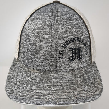 Pacific Headwear Baseball Cap Gray XL J.D. Heiskell Co Mesh Heather Grain Hat