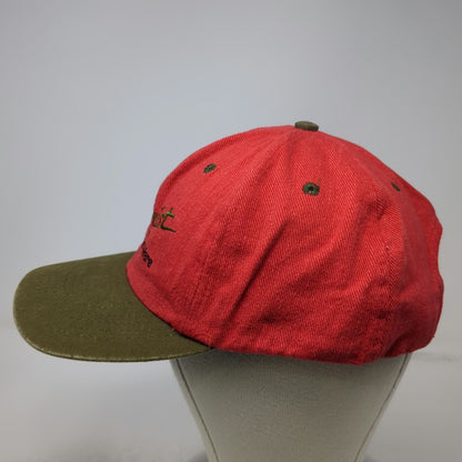 SCI Stohlquist Water Ware Two Tone Baseball Cap Red Green One Size Strapback Hat