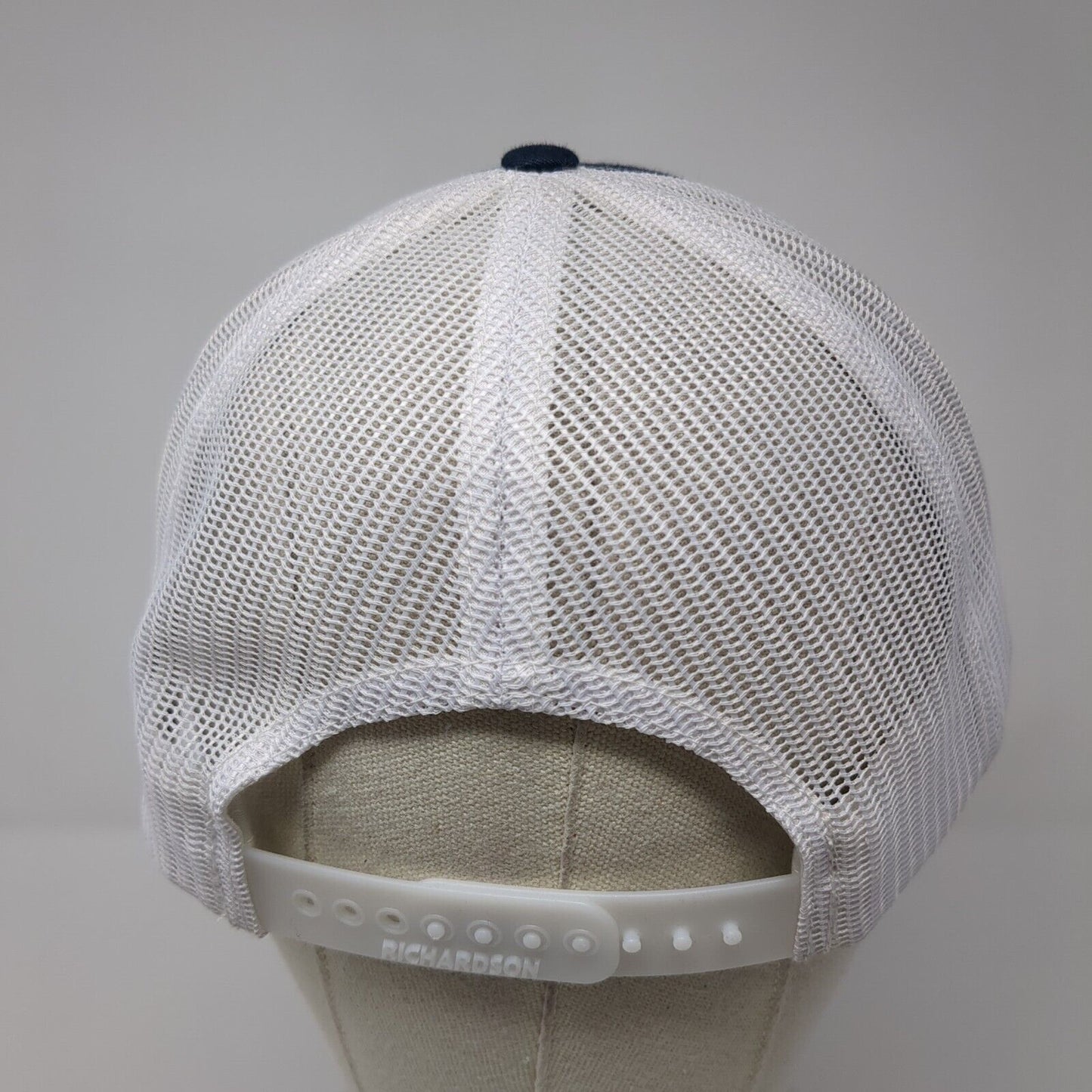 CIR California Industrial Rubber Snapback Trucker Hat Blue OS Mesh Richardson