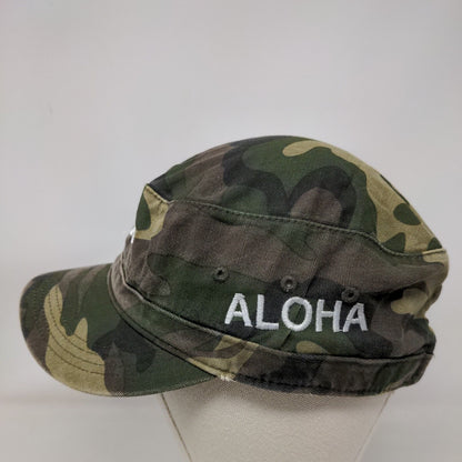 Airbus Aloha Cadet Army Cap Camouflage One Size Adjustable Embroidered District