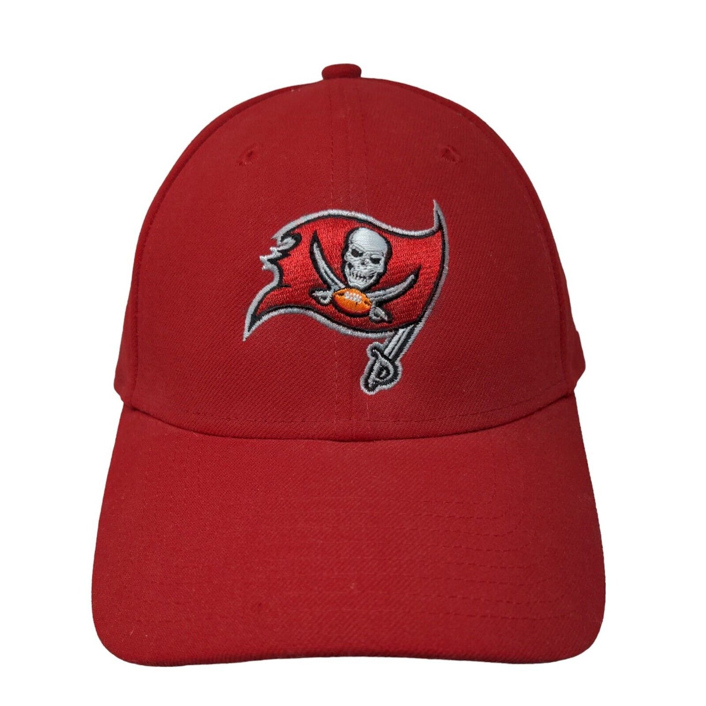 New Era NFL Strapback Tampa Bay Buccaneers Hat Red Embroidered Logo