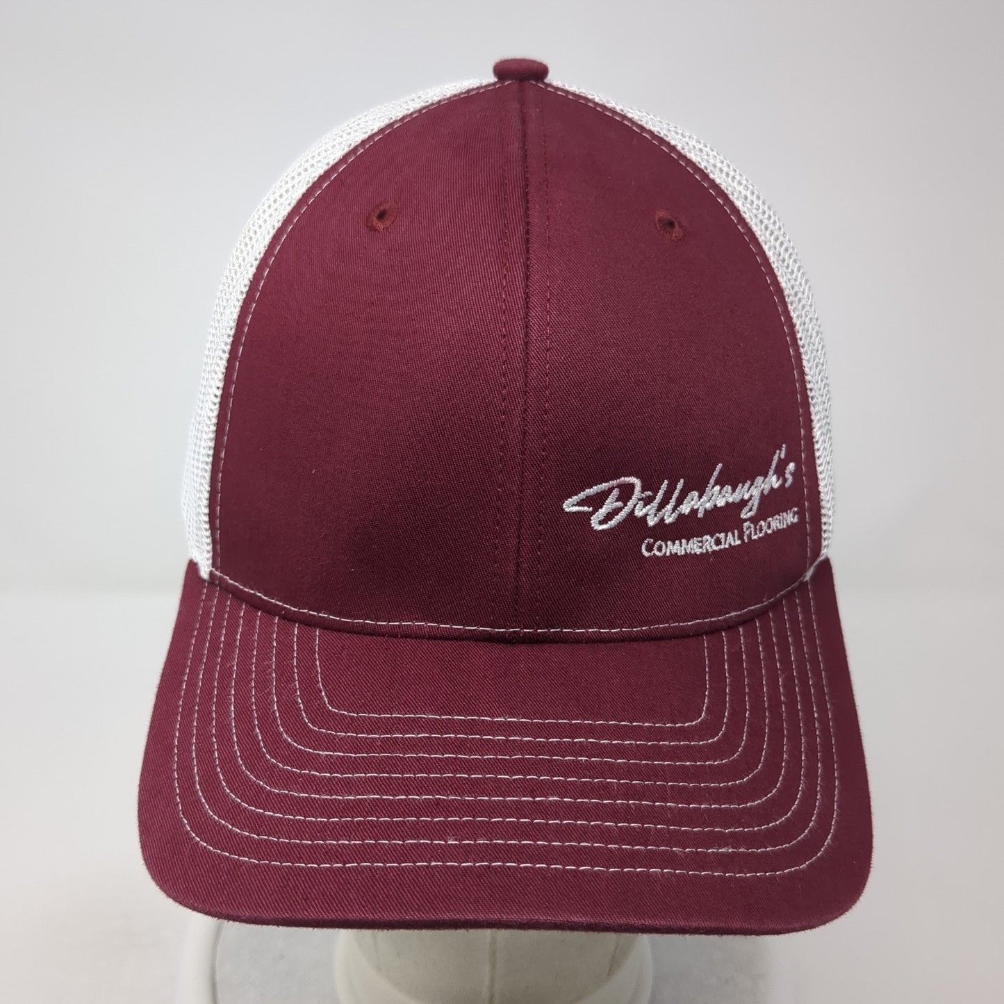 Dillabaugh's Commercial Flooring Trucker Hat Red One Size Mesh Back