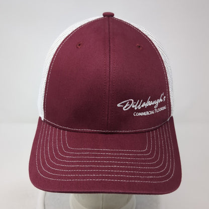 Dillabaugh's Commercial Flooring Trucker Hat Red One Size Mesh Back
