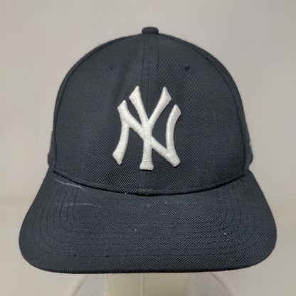 '47 Brand Men's Snapback Hat Black OSFA Embroidered New York Yankees Logo