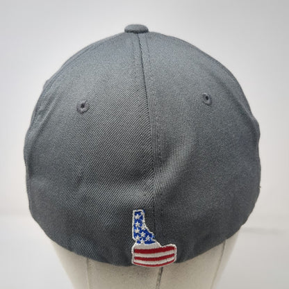 Flexfit Baseball Cap Gray XL Loenbro Leading the Change Idaho State Flag Hat