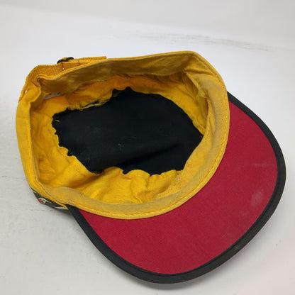 Genuine Crowd Black Yellow 7 5/8 Soccer Florida Strikers Map Army Hat Vintage