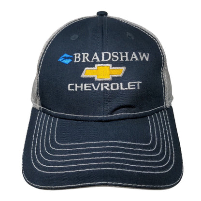 Bradshaw Chevrolet Snapback Mesh Back Trucker Hat Blue One Size