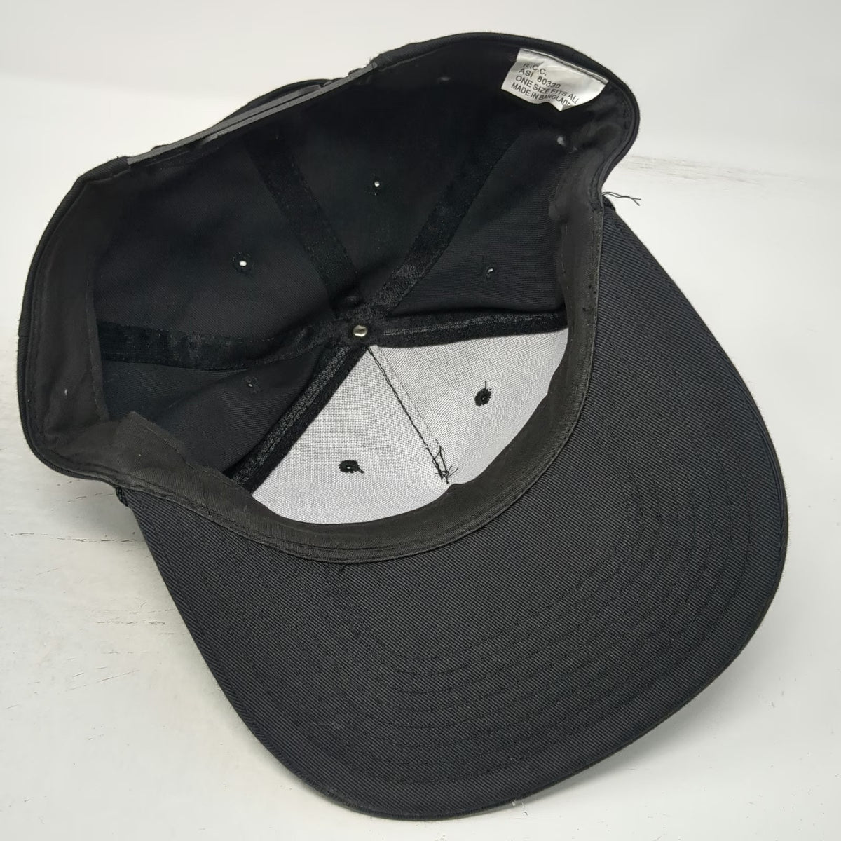 RCC Fire-Trol 5 Panel Black Hat One Size Snapback Cord Patch Wildland Fire