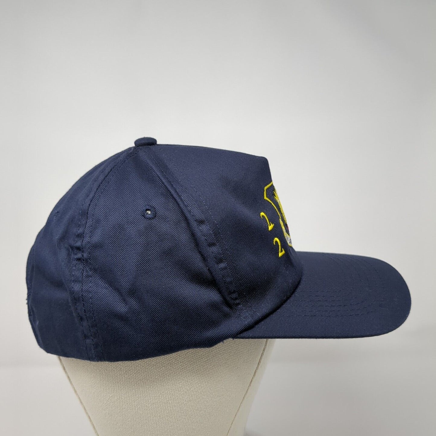 22 Logistics Group Snapback Hat Blue OSFA Solid Embroidered Sportsman