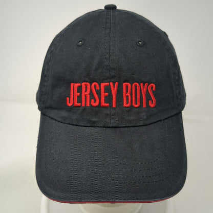 Jersey Boys Baseball Cap Black One Size Strapback Embroidered Broadway Musical