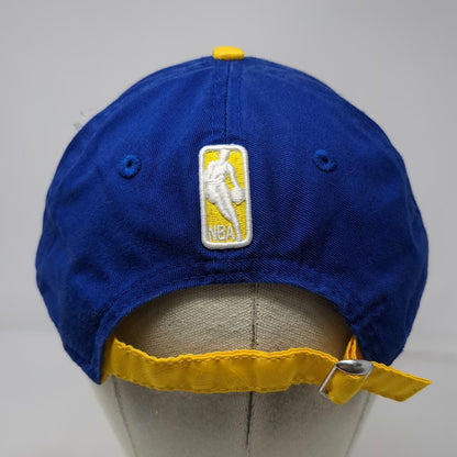 Golden State Warriors NBA New Era Cap Blue Yellow One Size 9TWENTY Logo Brim Hat