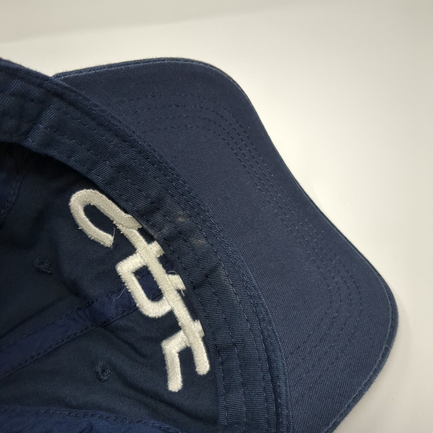 SRF Adult Slideback Hat Blue OS Adjustable Embroidered 6 Panel Outdoor Cap