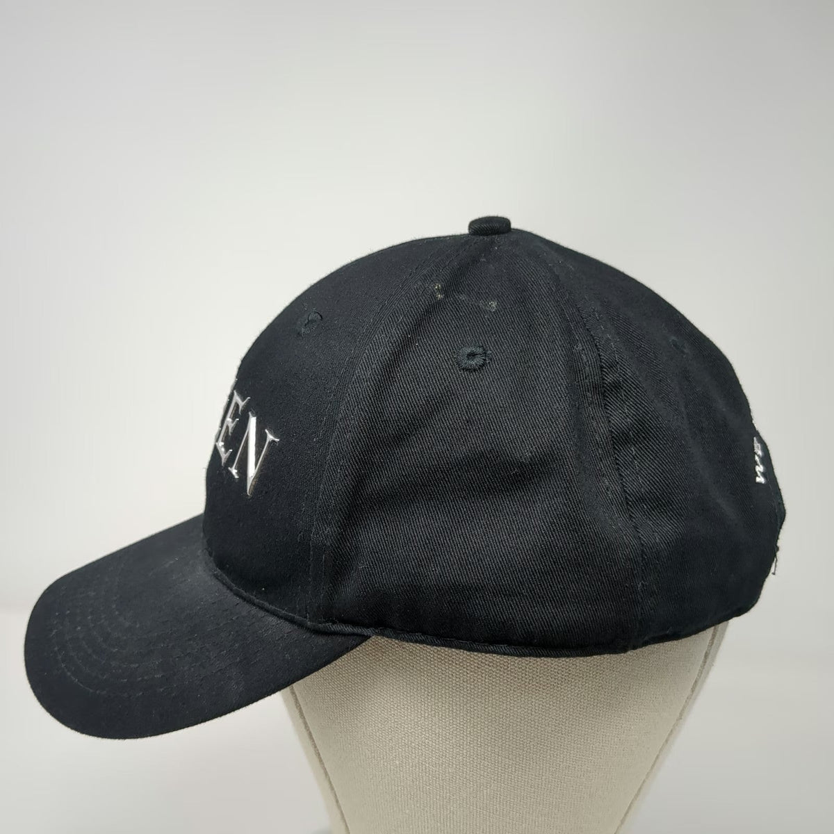 Rock Off Queen Band Black One Size Baseball Cap We Will Rock You Metallic Hat