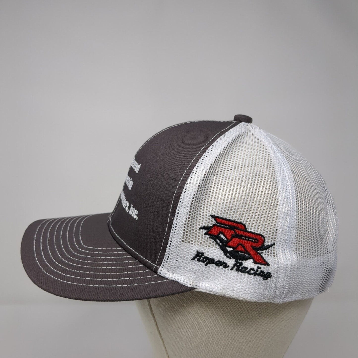 Preferred Industrial Contractors, Inc. Trucker Hat Gray One Size Mesh Back