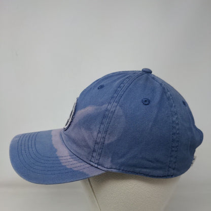 Life is Good Slideback Hat Blue One Size Adjustable Embroidered Patch Cotton