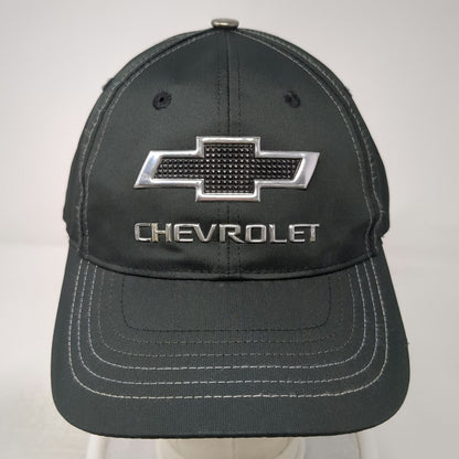 Norscot Chevrolet Baseball Cap Black One Size Strapback Logo Hat Contrast Stitch