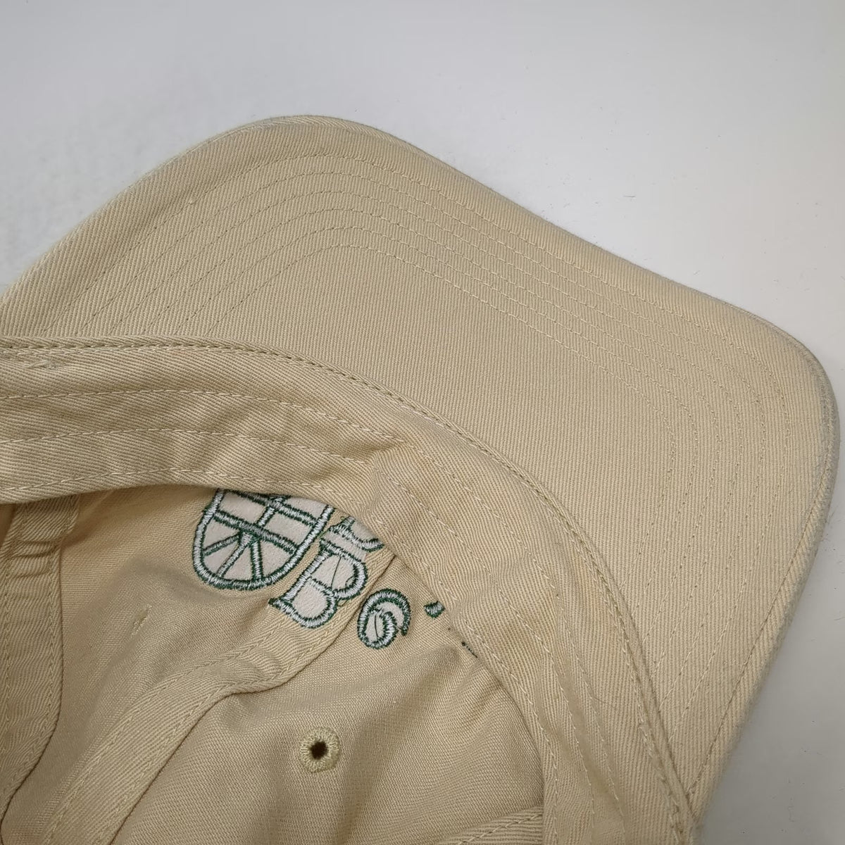 Richardson Baseball Cap Beige L Be Bold Window Graphic Cotton Adjustable Hat