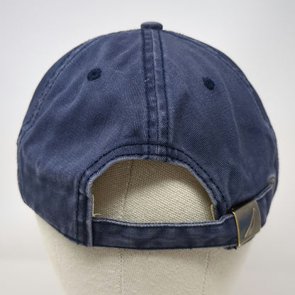 Nautica Slideback Baseball Cap Blue One Size Nautical Signal Flags Cotton Hat