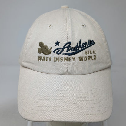 Disney Parks Baseball Cap Beige One Size Walt Disney World Mickey Mouse Hat