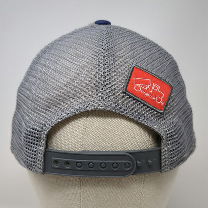 Bigtruck Trucker Hat Blue One Size Mesh Back Graphic Lining Logo Patch Snapback