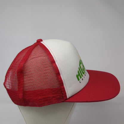 Highland Chiropractic Snapback Mesh Back Trucker Hat Red One Size Adjustable