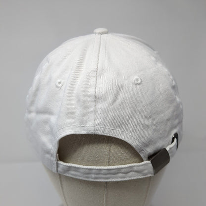Jim Beam Vanilla Slideback Hat White One Size Adjustable Embroidered 6 Panel