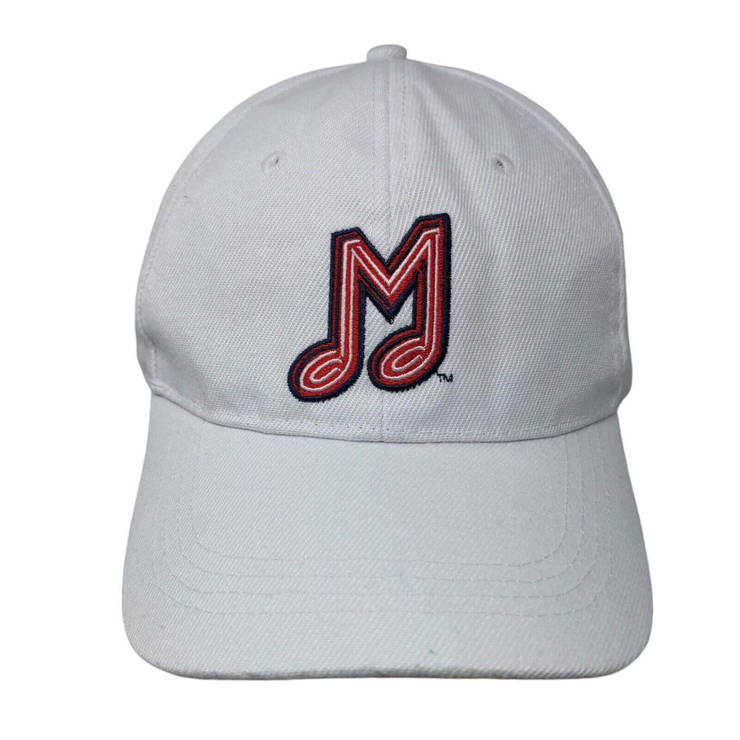 Memphis Redbirds Strapback Hat White One Size Adjustable Embroidered 6 Panel