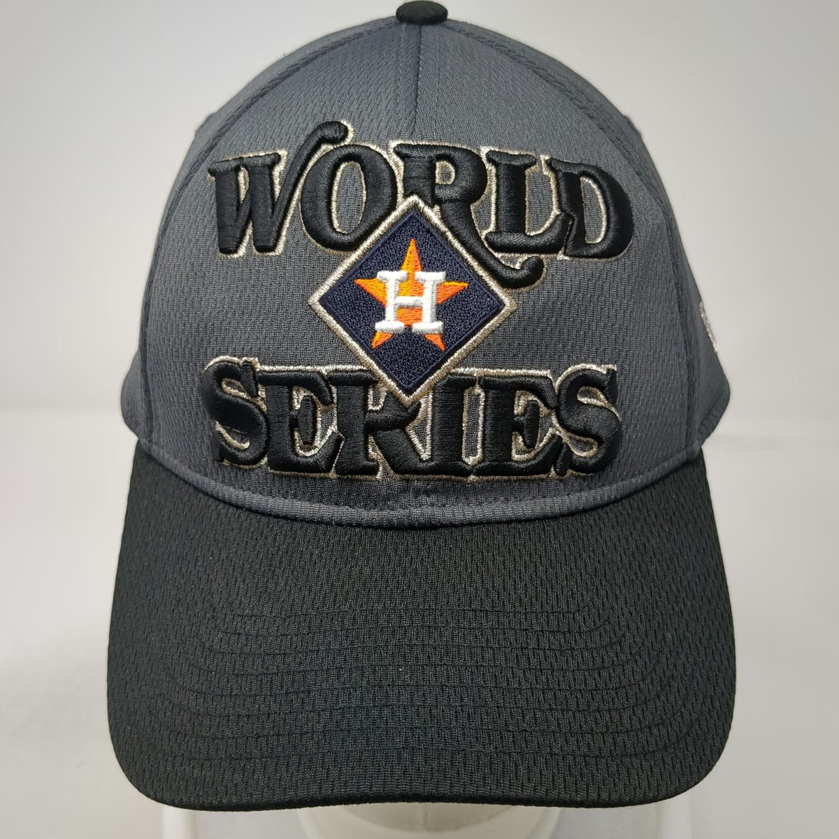 New Era MLB Houston Astros World Series Baseball Cap Gray One Size League Champs