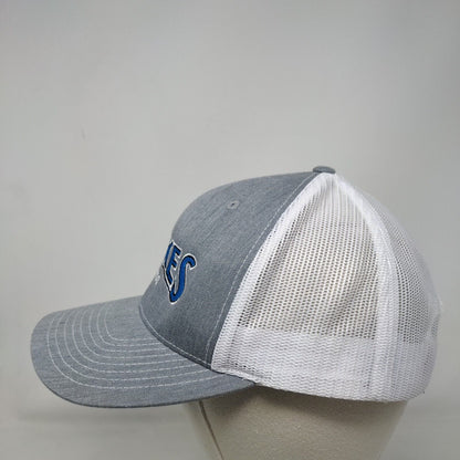 Stokes Seeds Snapback Trucker Hat Gray One Size Embroidered Richardson