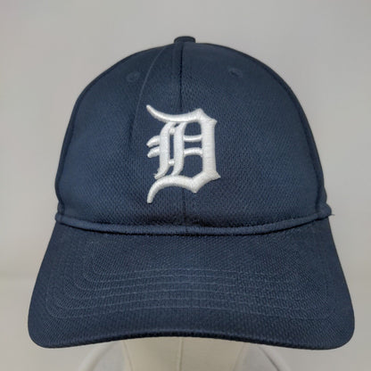 OC Sports Men's Strapback Hat Blue OSFM Embroidered Detroit Tigers Logo