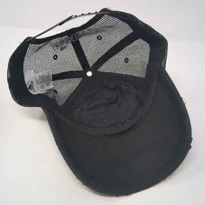 Ghost Host The Haunted Trucker Hat Black One Size Adjustable Mesh Back Disney