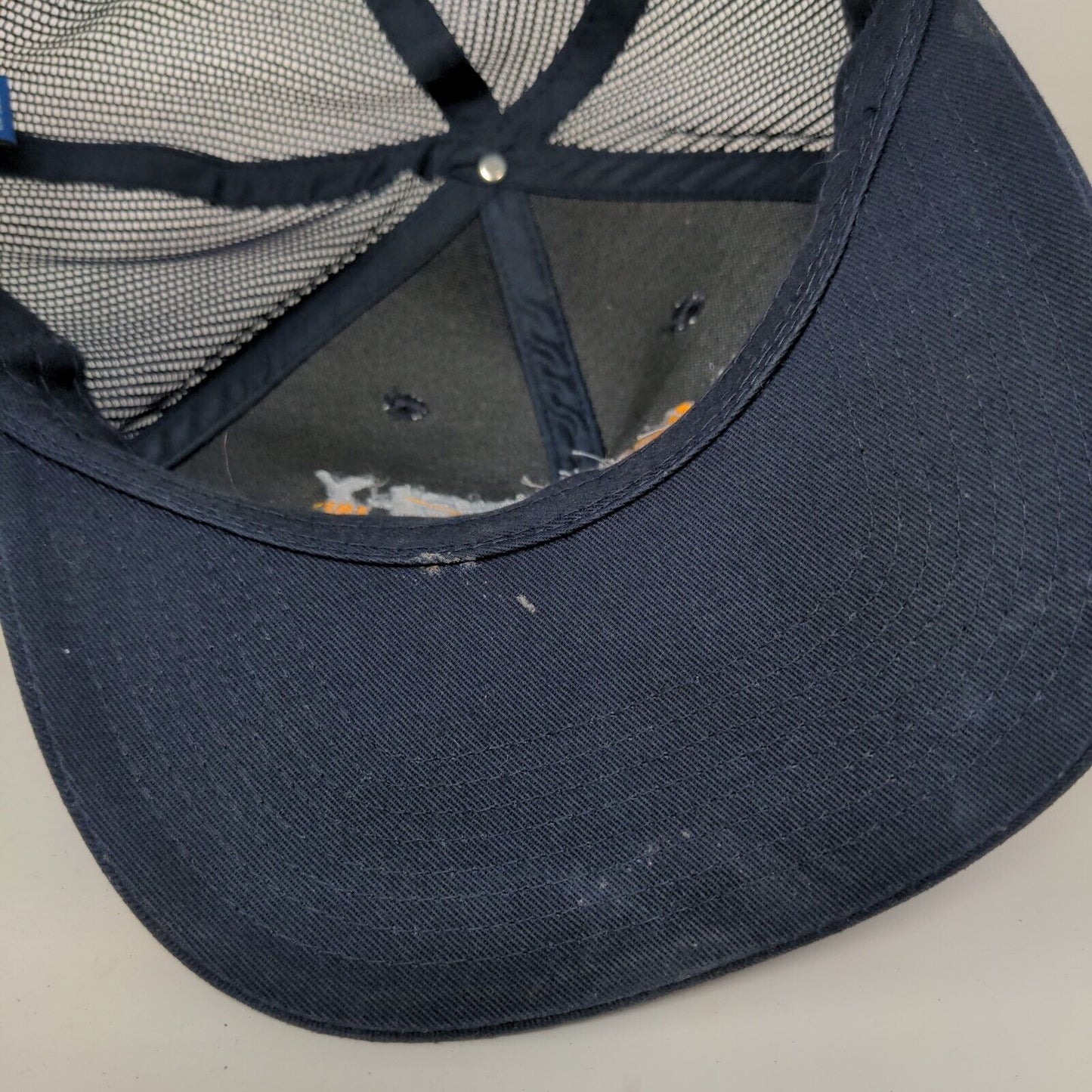 PL Kemerly Equipment LLC Avilla IN Snapback Trucker Hat Blue One Size Mesh Back