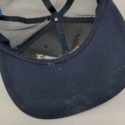 PL Kemerly Equipment LLC Avilla IN Snapback Trucker Hat Blue One Size Mesh Back