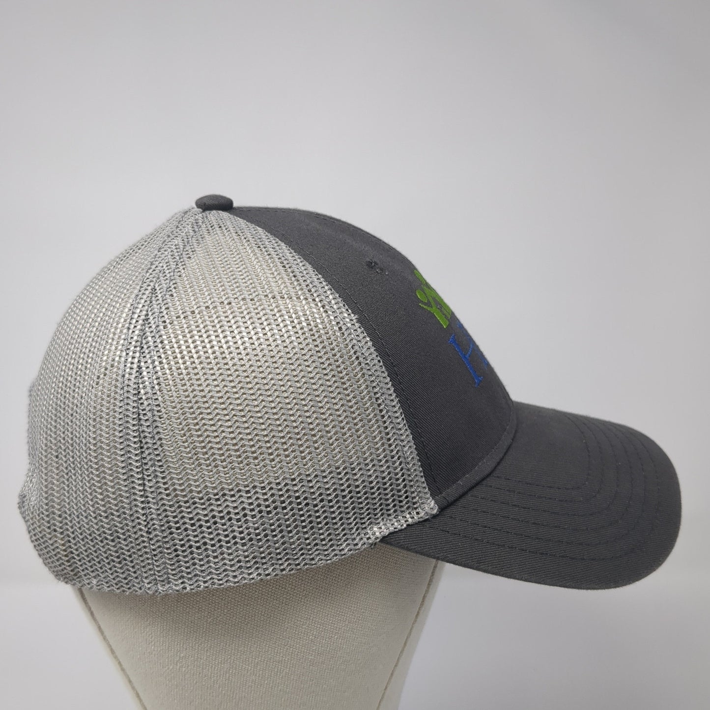 HPC Snapback Trucker Hat Gray One Size Mesh Back Outdoor Cap America