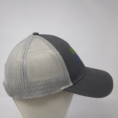 HPC Snapback Trucker Hat Gray One Size Mesh Back Outdoor Cap America